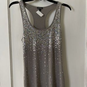Sequined Tank Top
